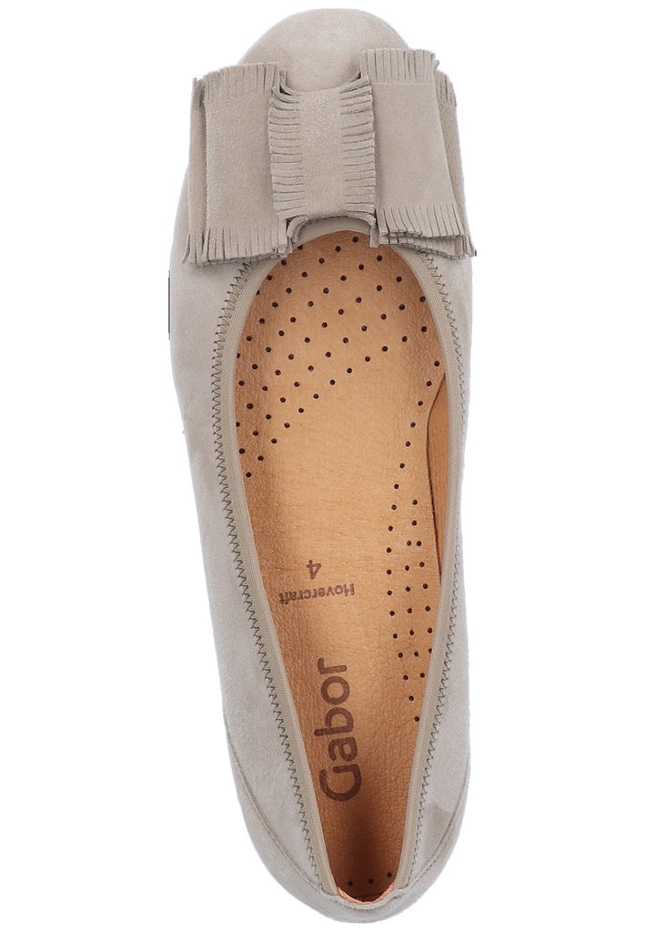Gabor Ballerinas Leder Beige - surf4shoes