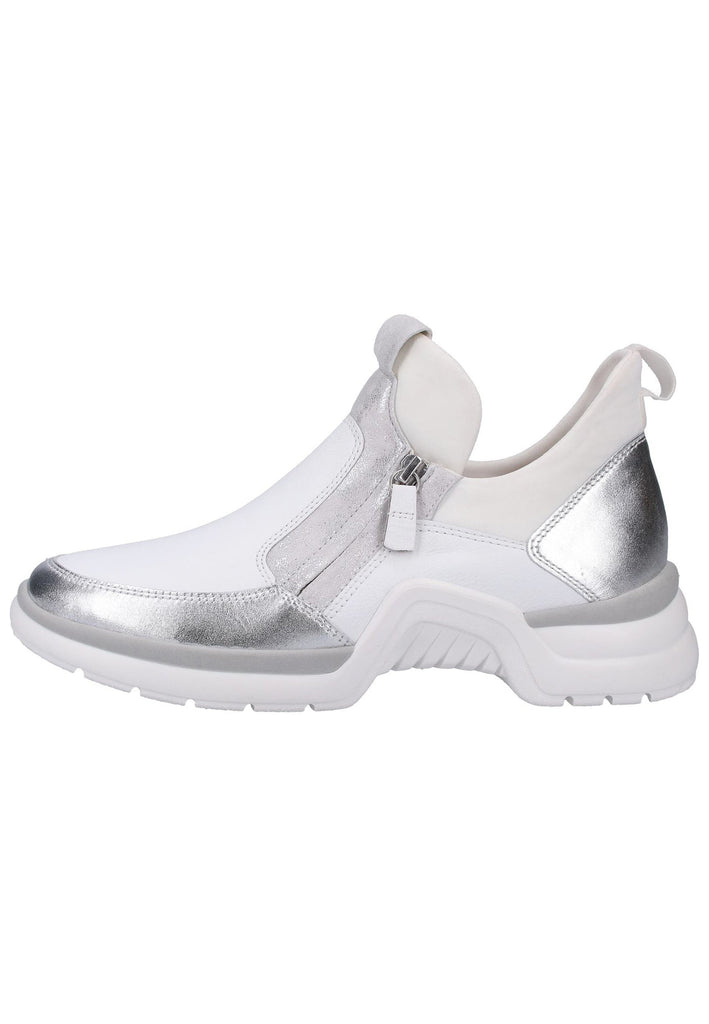 Gabor Sneaker Leder Silber - surf4shoes