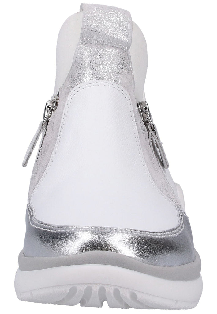 Gabor Sneaker Leder Silber - surf4shoes