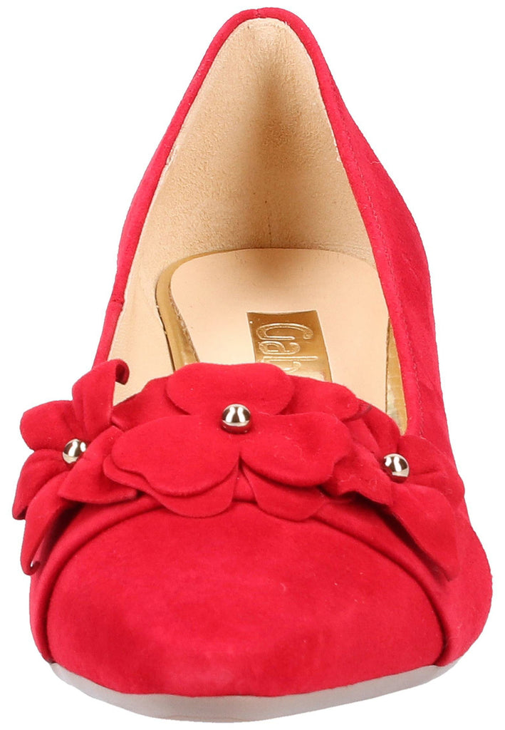 Gabor Pumps Leder Rot - surf4shoes