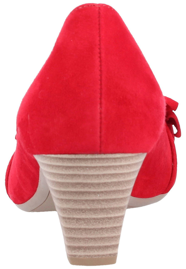 Gabor Pumps Leder Rot - surf4shoes