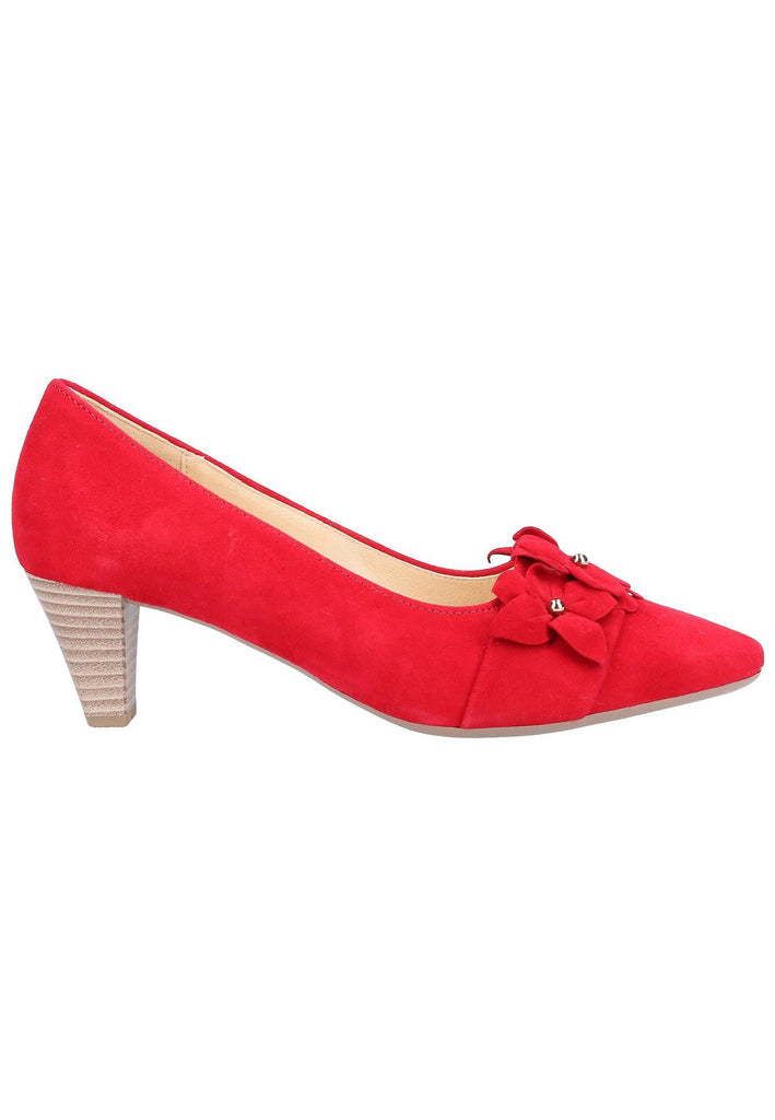 Gabor Pumps Leder Rot - surf4shoes