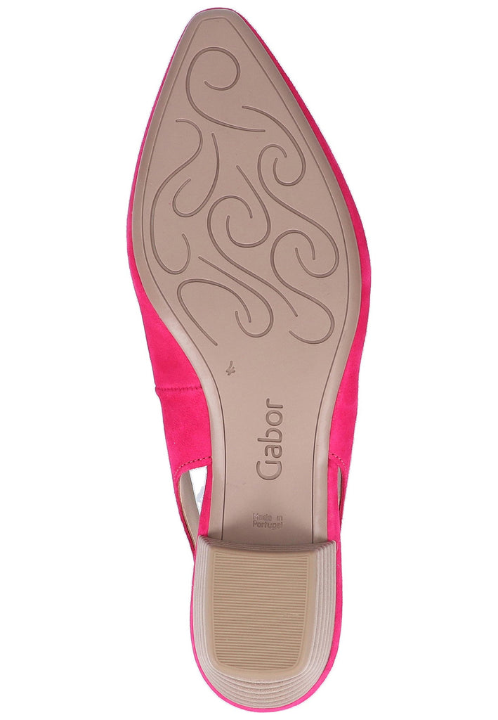 Gabor Pumps Leder Rot - surf4shoes