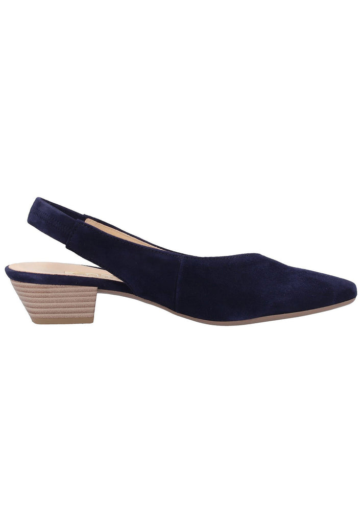Gabor Pumps Leder Blau - surf4shoes