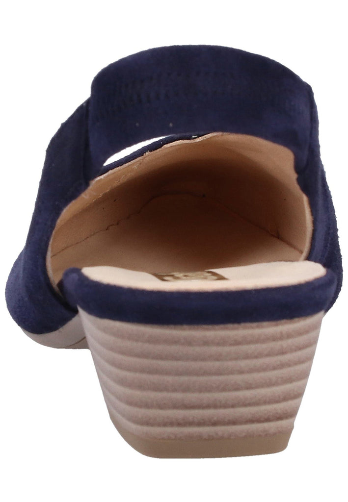 Gabor Pumps Leder Blau - surf4shoes