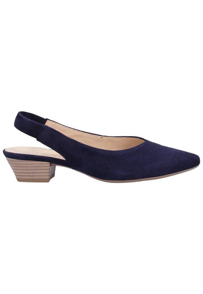 Gabor Pumps Leder Blau - surf4shoes