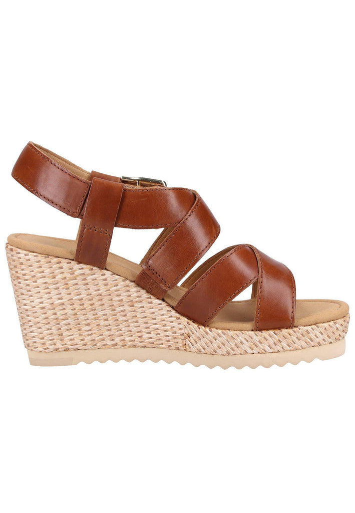 Gabor Sandalen Leder Braun - surf4shoes