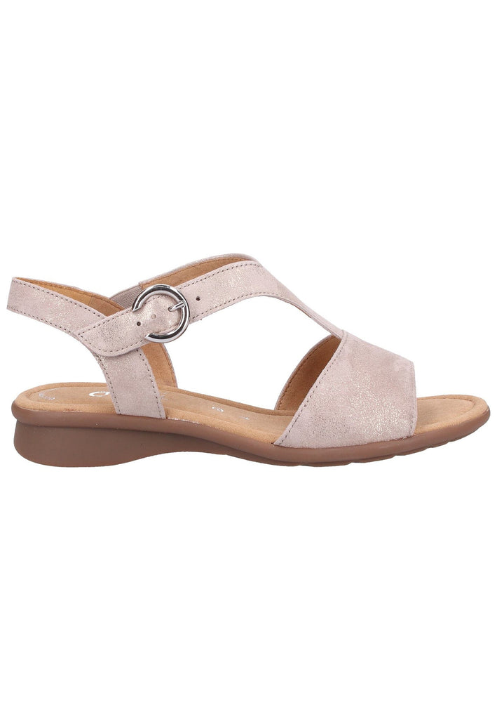 Gabor Sandalen Leder Beige - surf4shoes