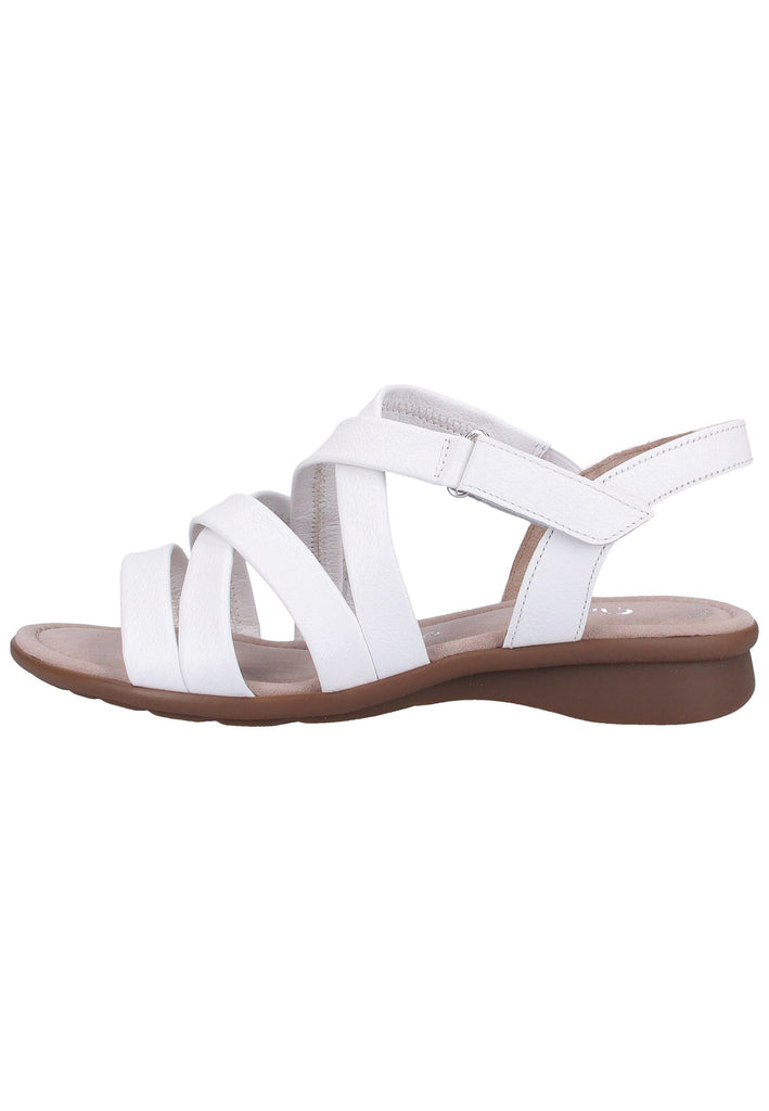 Gabor Sandalen Leder Weiß - surf4shoes