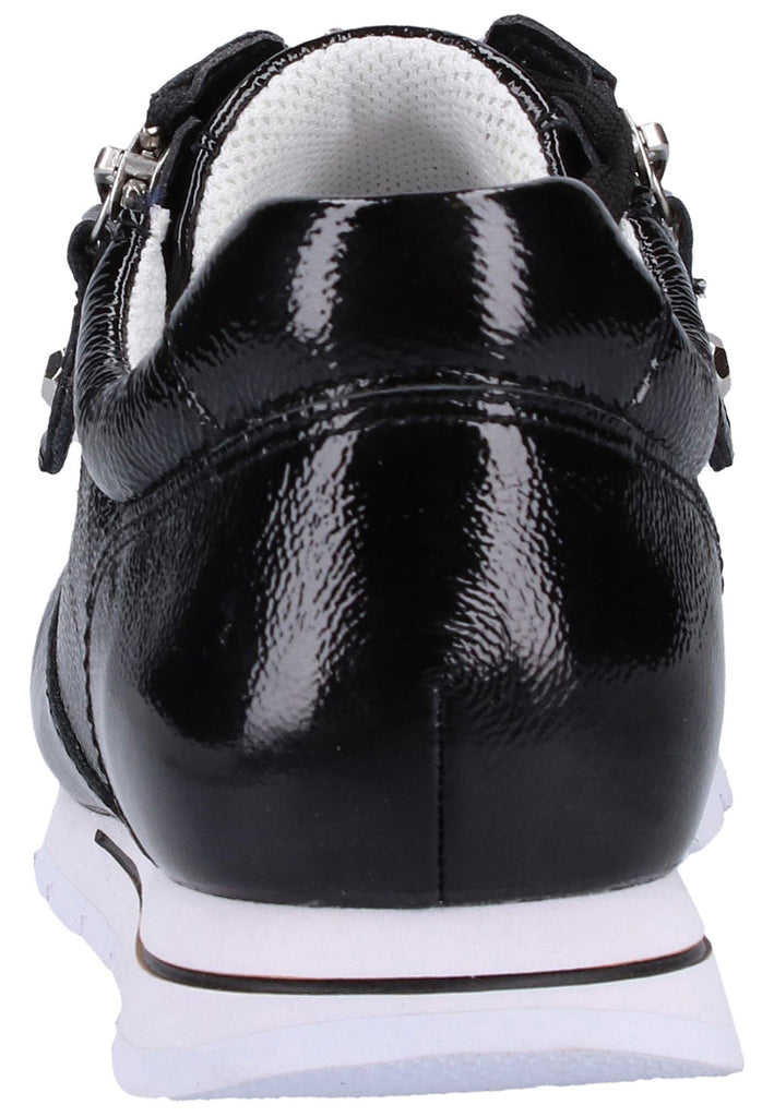 Gabor Sneaker Lederimitat Schwarz - surf4shoes