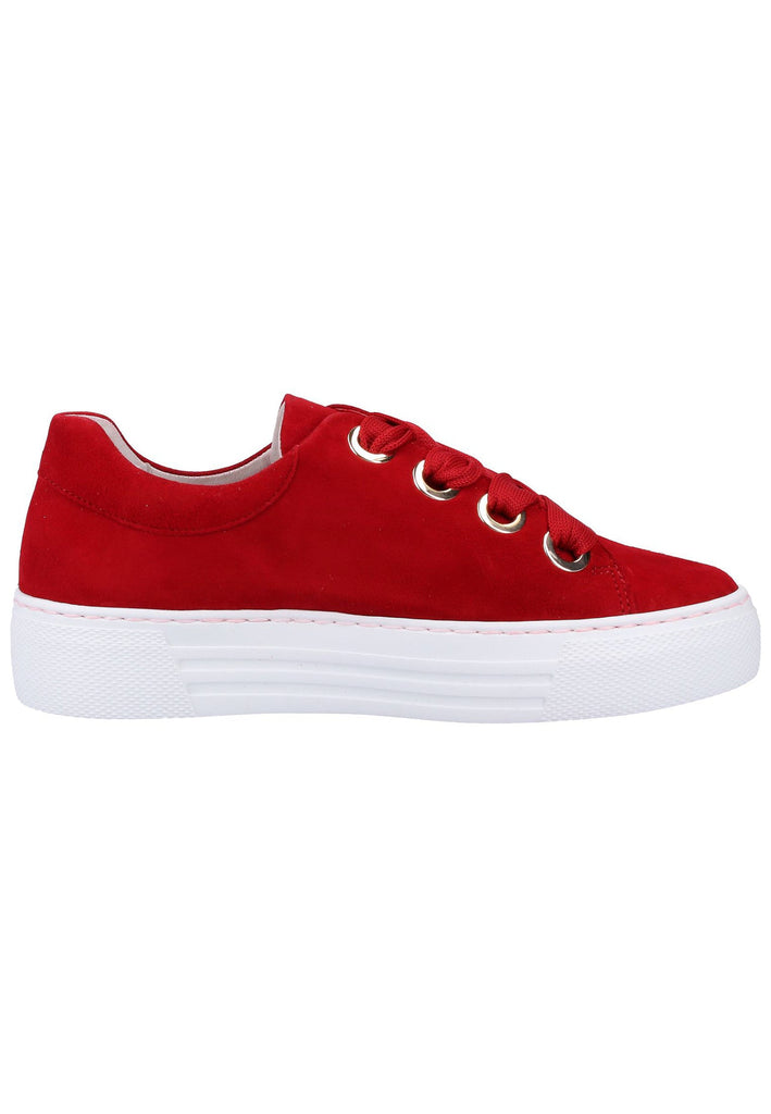 Gabor Sneaker Leder Rot - surf4shoes
