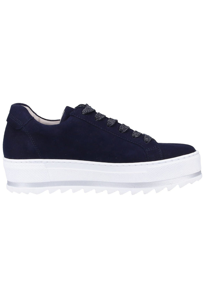 Gabor Sneaker Leder Blau - surf4shoes