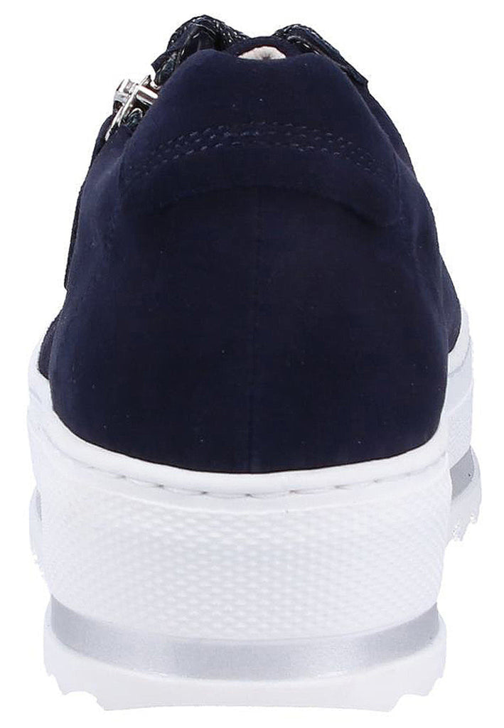 Gabor Sneaker Leder Blau - surf4shoes