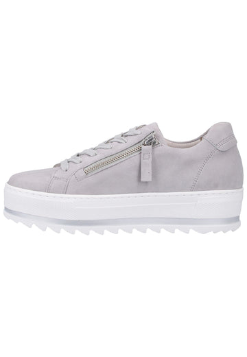 Gabor Sneaker Leder Hellgrau - surf4shoes