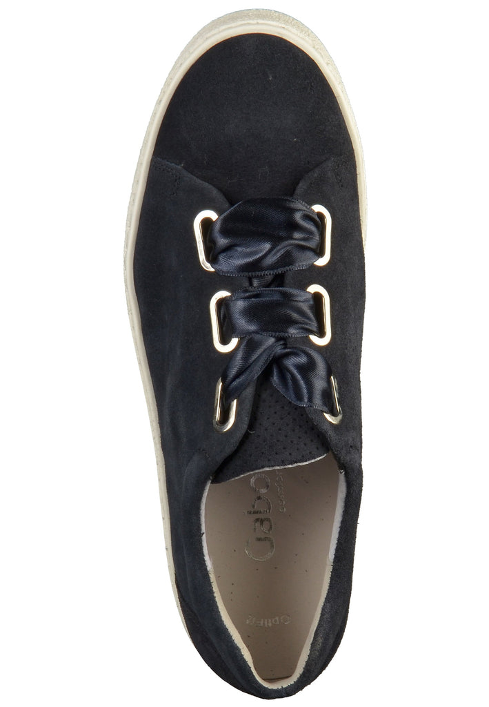 Gabor Sneaker Veloursleder Blau - surf4shoes