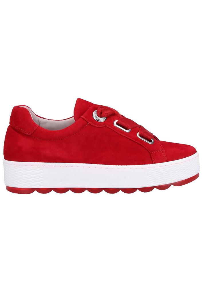 Gabor Sneaker Leder Rot - surf4shoes