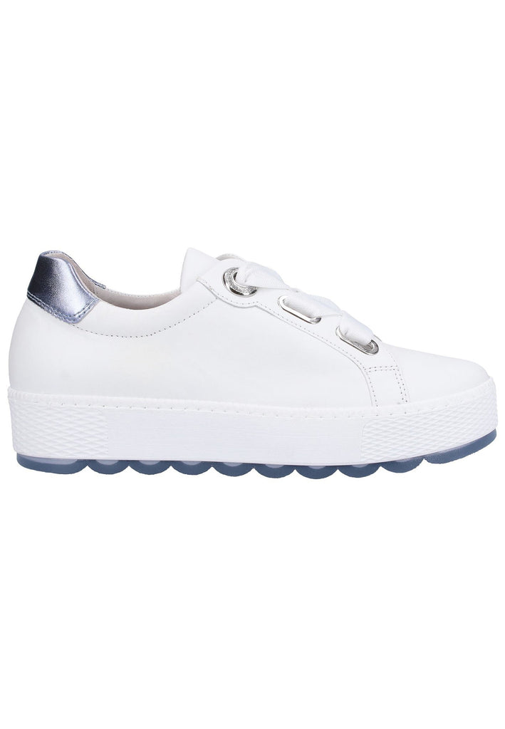 Gabor Sneaker Nappaleder Weiß - surf4shoes