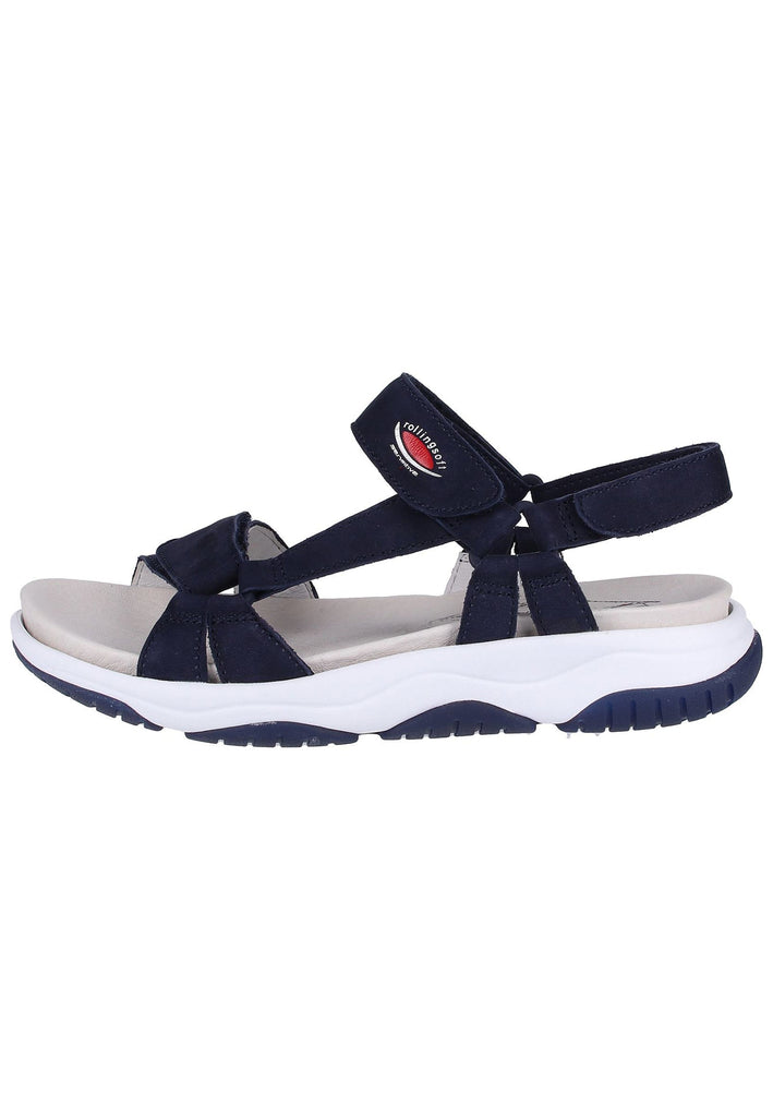 Gabor Sandalen Nubukleder Blau - surf4shoes