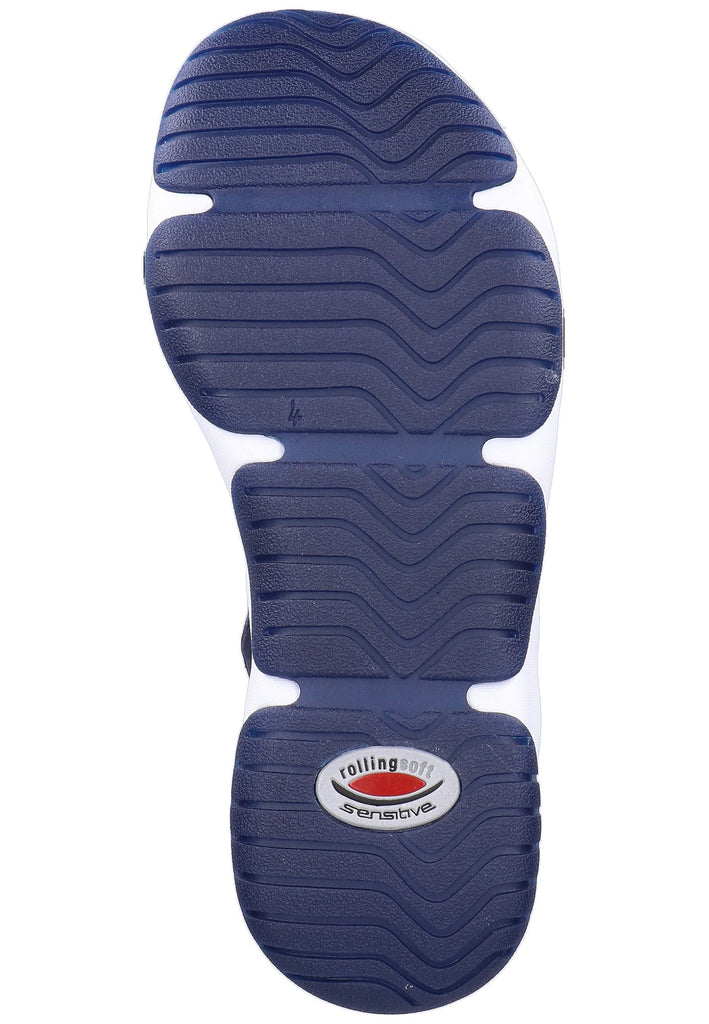 Gabor Sandalen Nubukleder Blau - surf4shoes