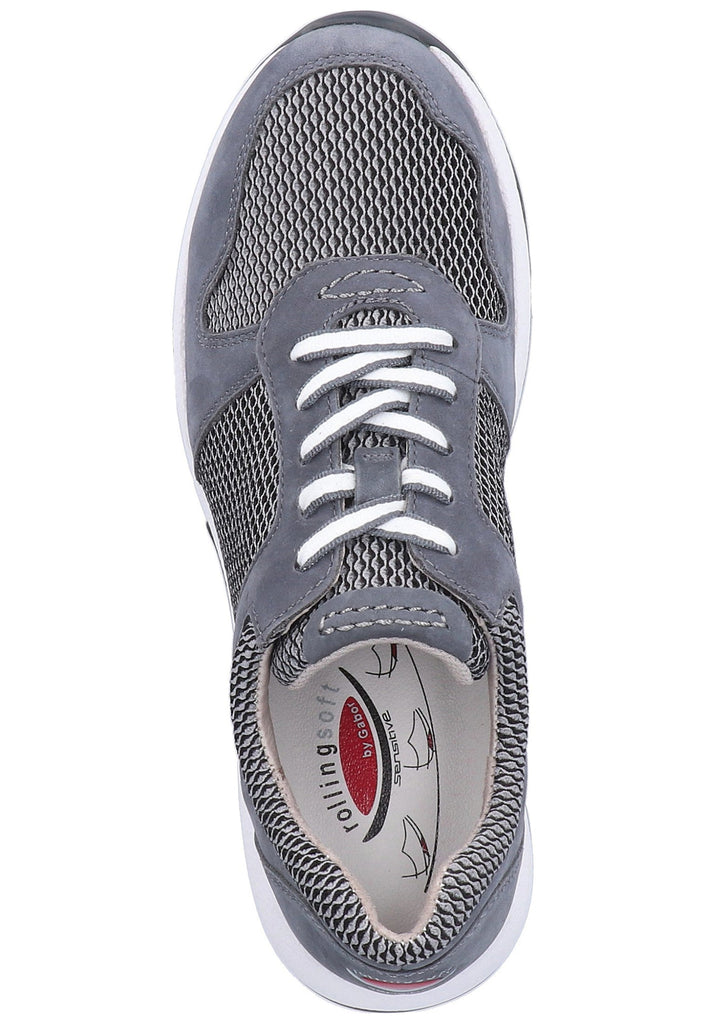 Gabor Sneaker Leder/Mesh Grau - surf4shoes