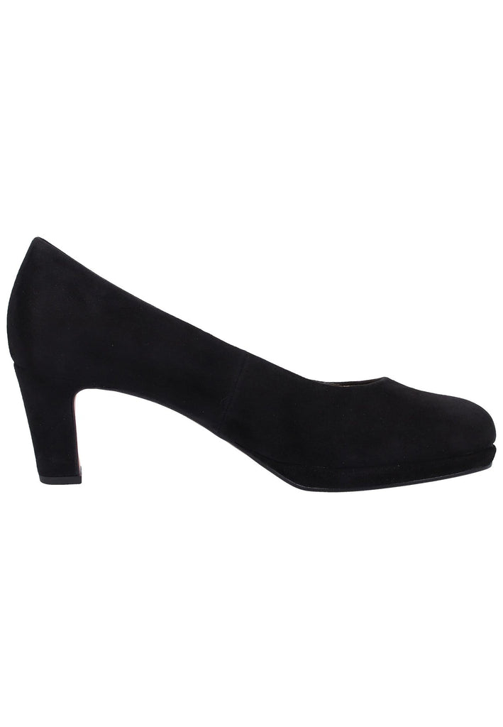 Gabor Pumps Leder Schwarz - surf4shoes