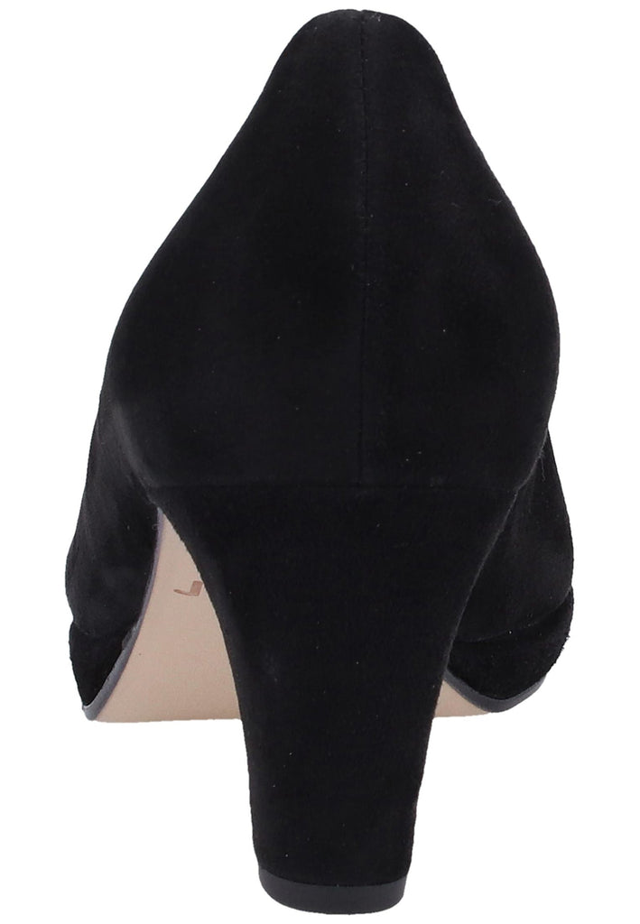 Gabor Pumps Leder Schwarz - surf4shoes