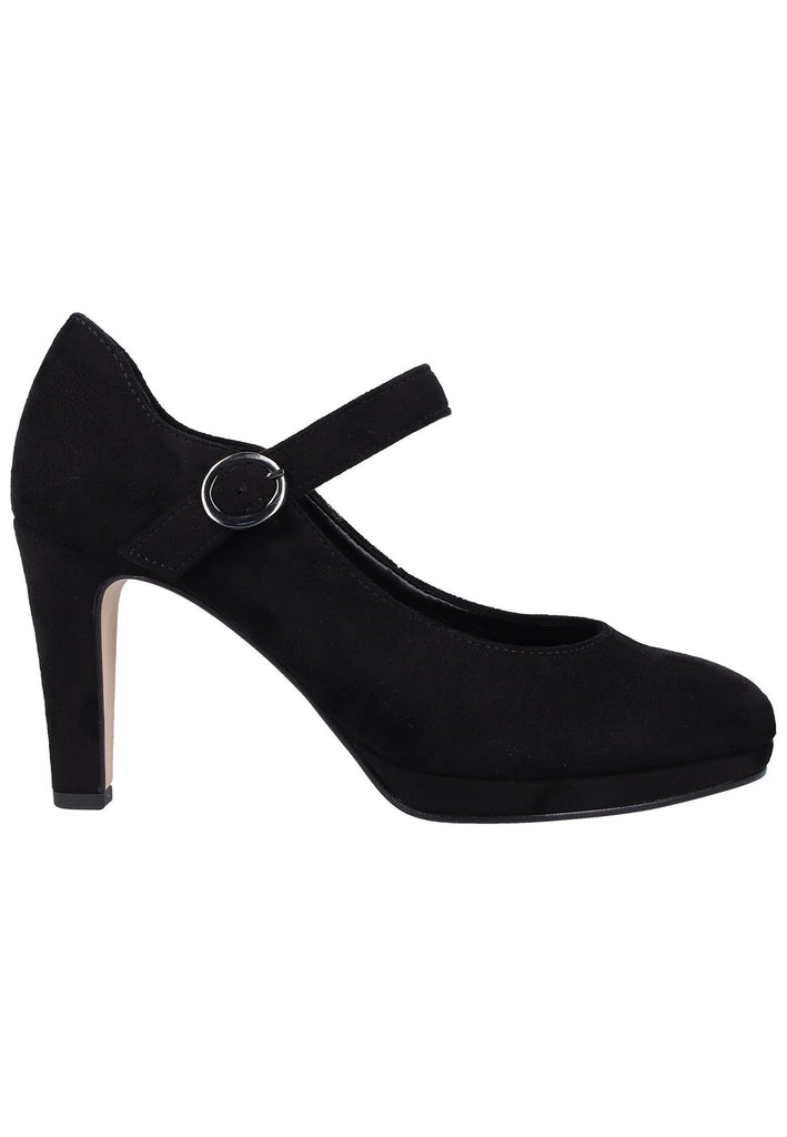 Gabor Pumps Lederimitat Schwarz - surf4shoes