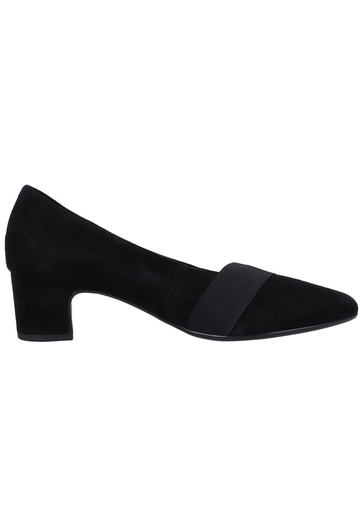 Gabor Pumps Leder Schwarz - surf4shoes