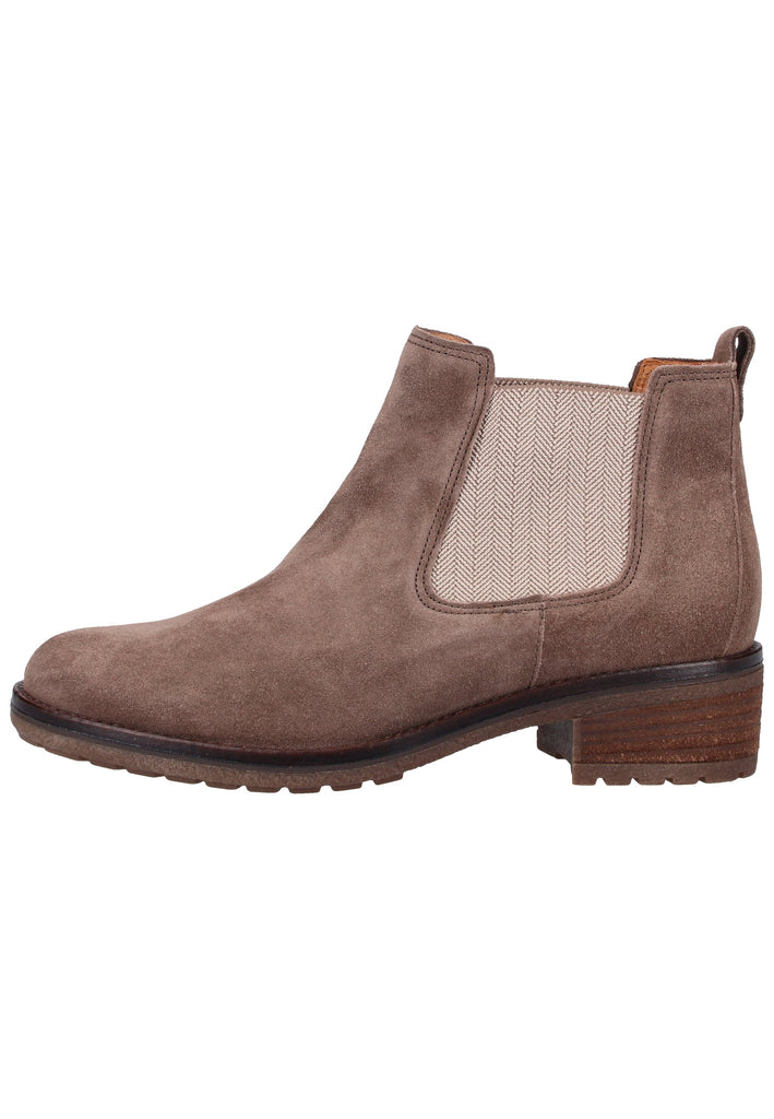 Gabor Stiefelette Veloursleder Braun - surf4shoes