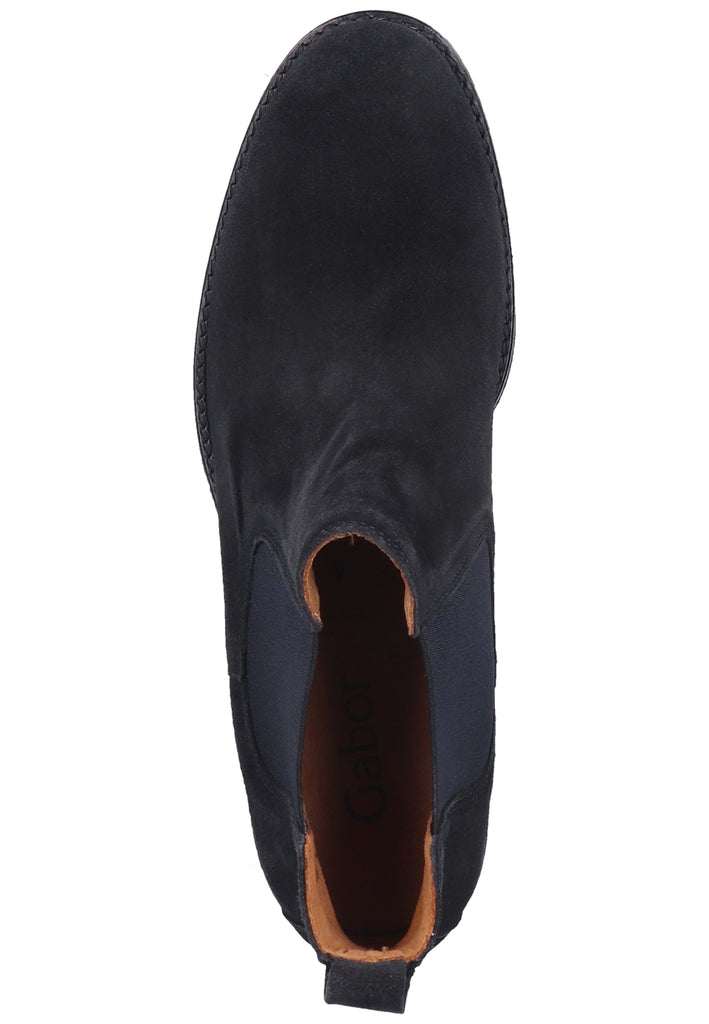 Gabor Stiefelette Veloursleder Pazifik - surf4shoes