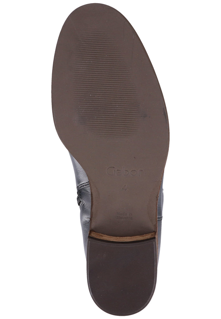 Gabor Stiefel Glattleder Dunkelgrau - surf4shoes