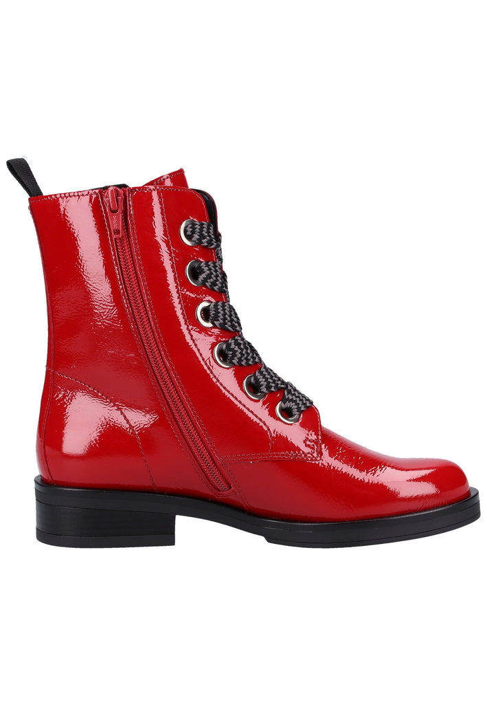 Gabor Stiefelette Leder Rot - surf4shoes