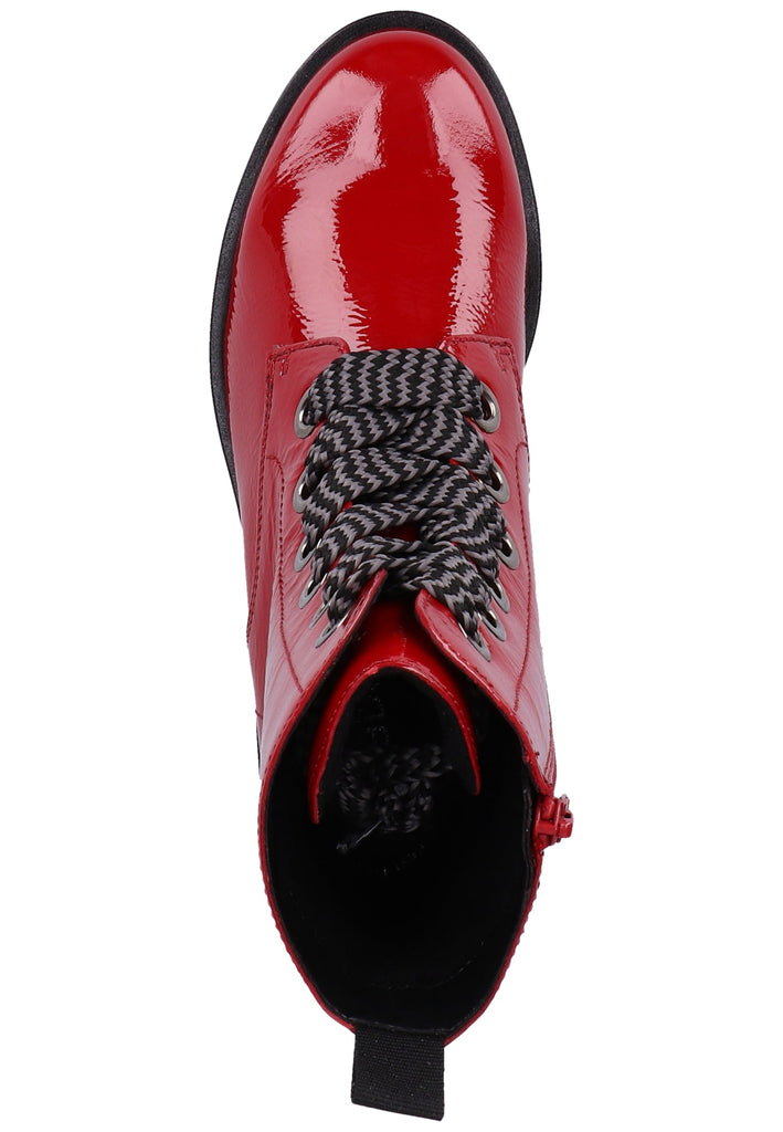 Gabor Stiefelette Leder Rot - surf4shoes