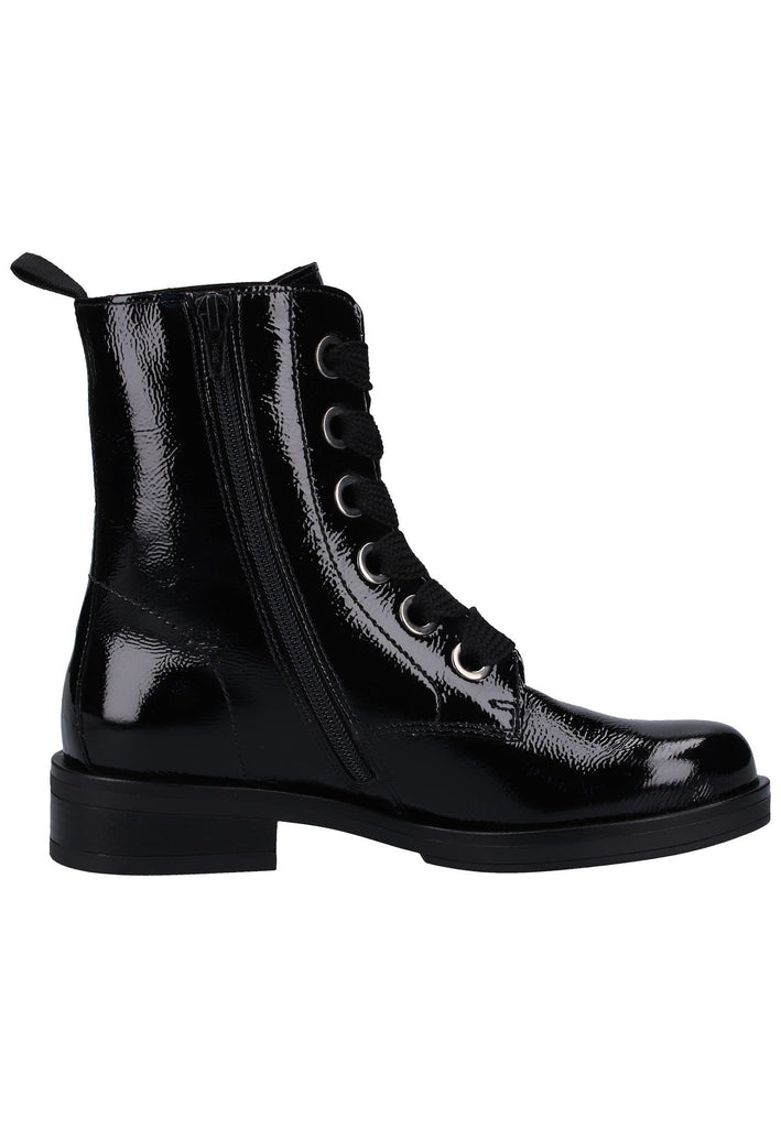 Gabor Stiefelette Leder Schwarz - surf4shoes