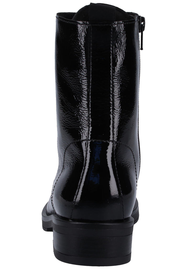 Gabor Stiefelette Leder Schwarz - surf4shoes