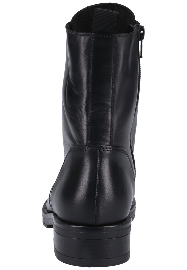 Gabor Stiefelette Glattleder Schwarz - surf4shoes