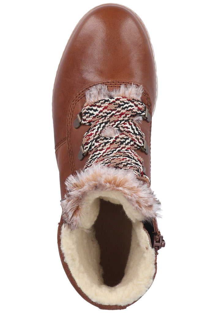 Gabor Stiefelette Leder Copper Warmfutter - surf4shoes