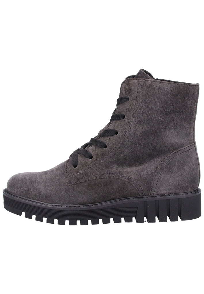 Gabor Stiefelette Veloursleder Dunkelbraun - surf4shoes