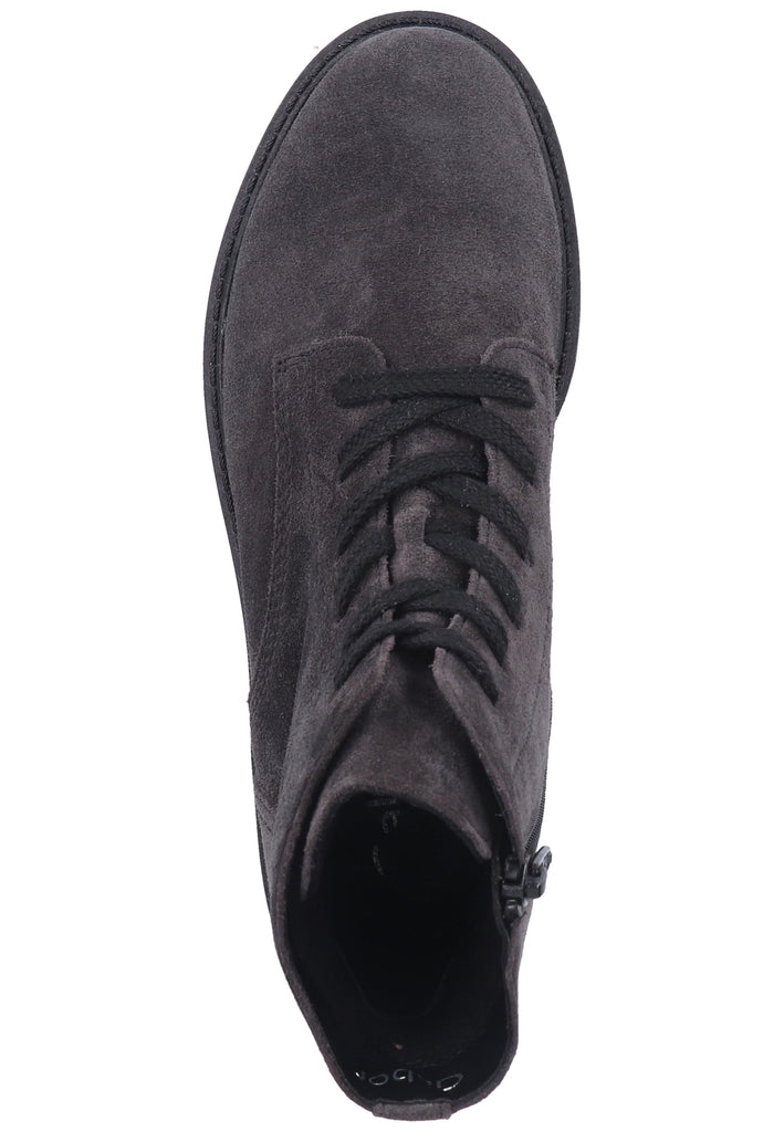 Gabor Stiefelette Veloursleder Dunkelbraun - surf4shoes