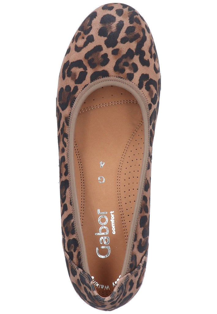Gabor Pumps Veloursleder Leopard - surf4shoes