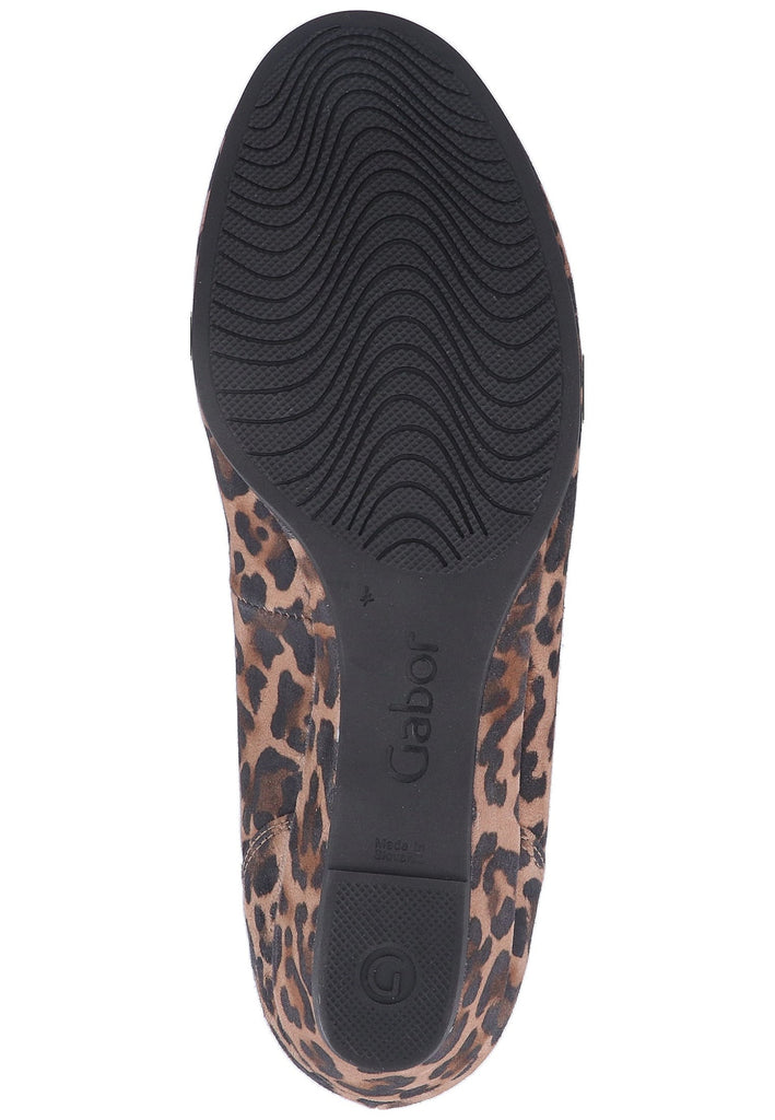 Gabor Pumps Veloursleder Leopard - surf4shoes
