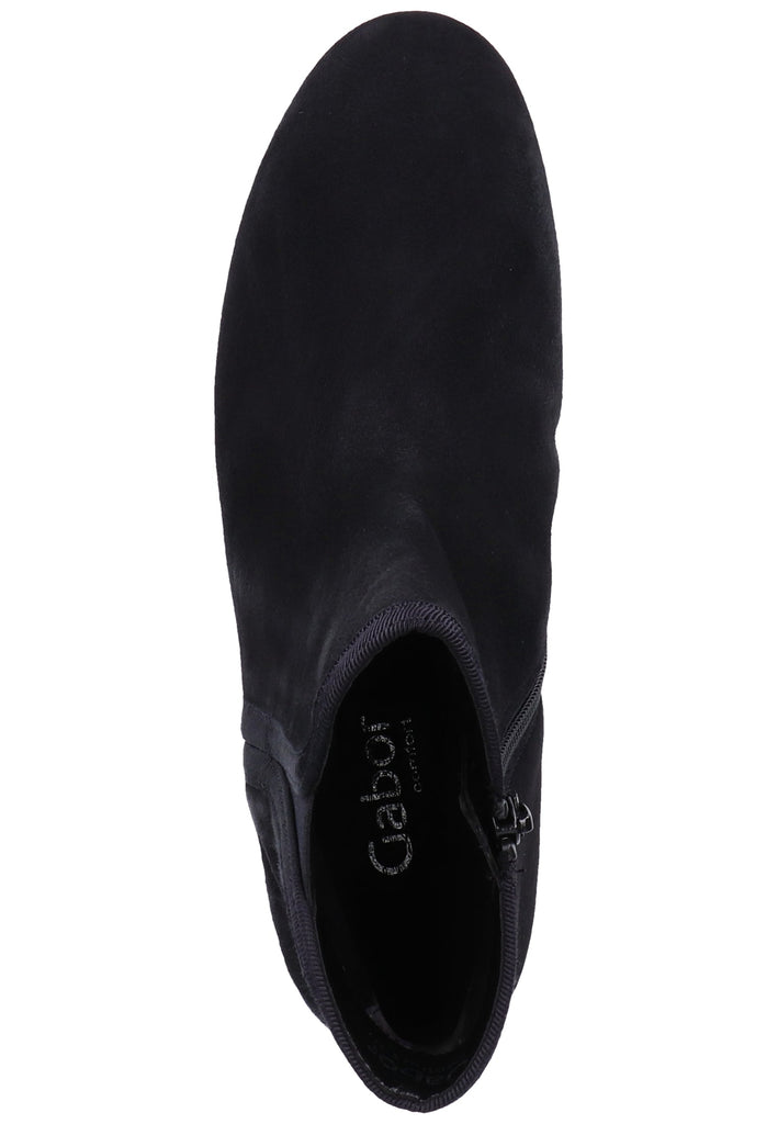Gabor Stiefelette Veloursleder Pazifik - surf4shoes