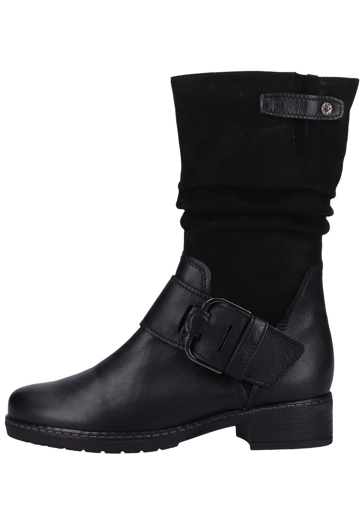 Gabor Stiefel Nubukleder Schwarz Warmfutter - surf4shoes