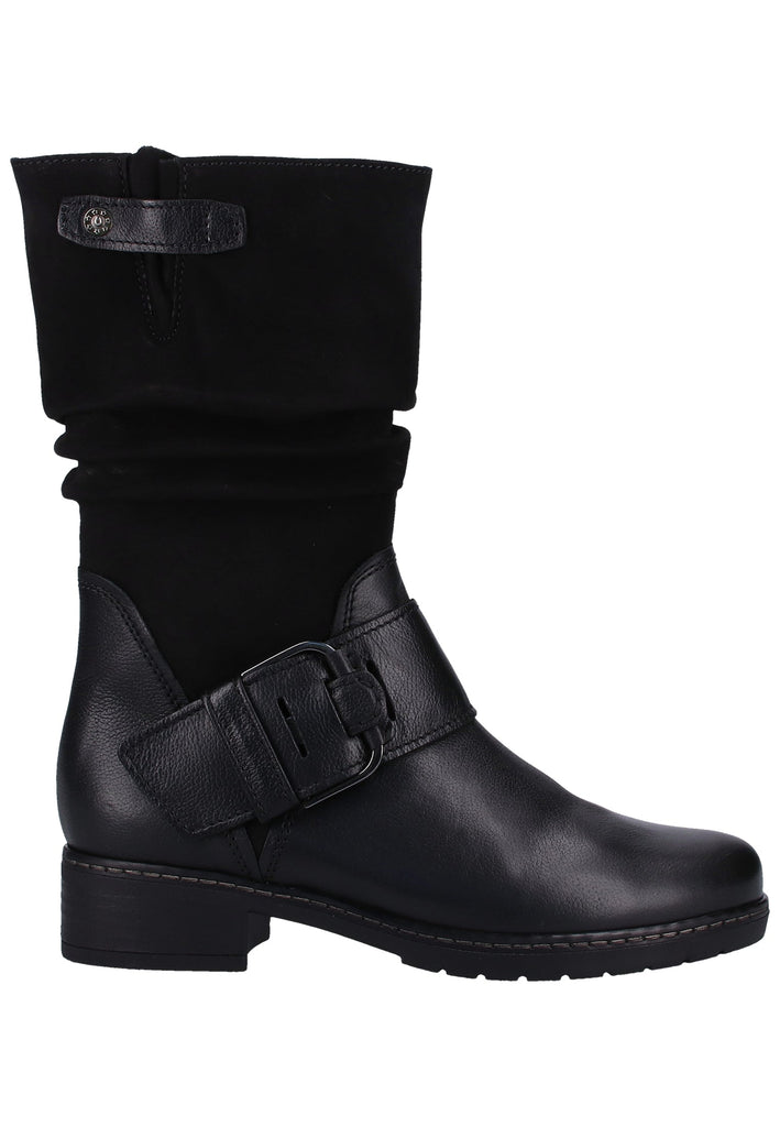 Gabor Stiefel Nubukleder Schwarz Warmfutter - surf4shoes