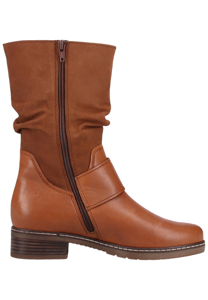 Gabor Stiefel Nubukleder Cognac - surf4shoes