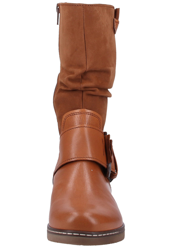 Gabor Stiefel Nubukleder Cognac - surf4shoes