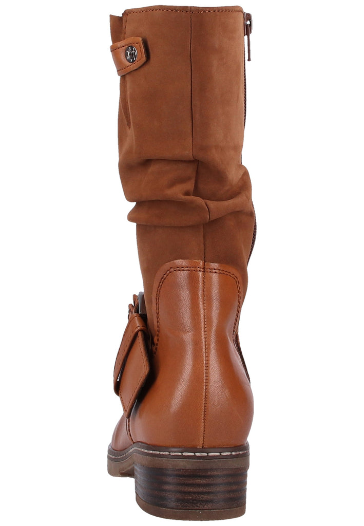 Gabor Stiefel Nubukleder Cognac - surf4shoes
