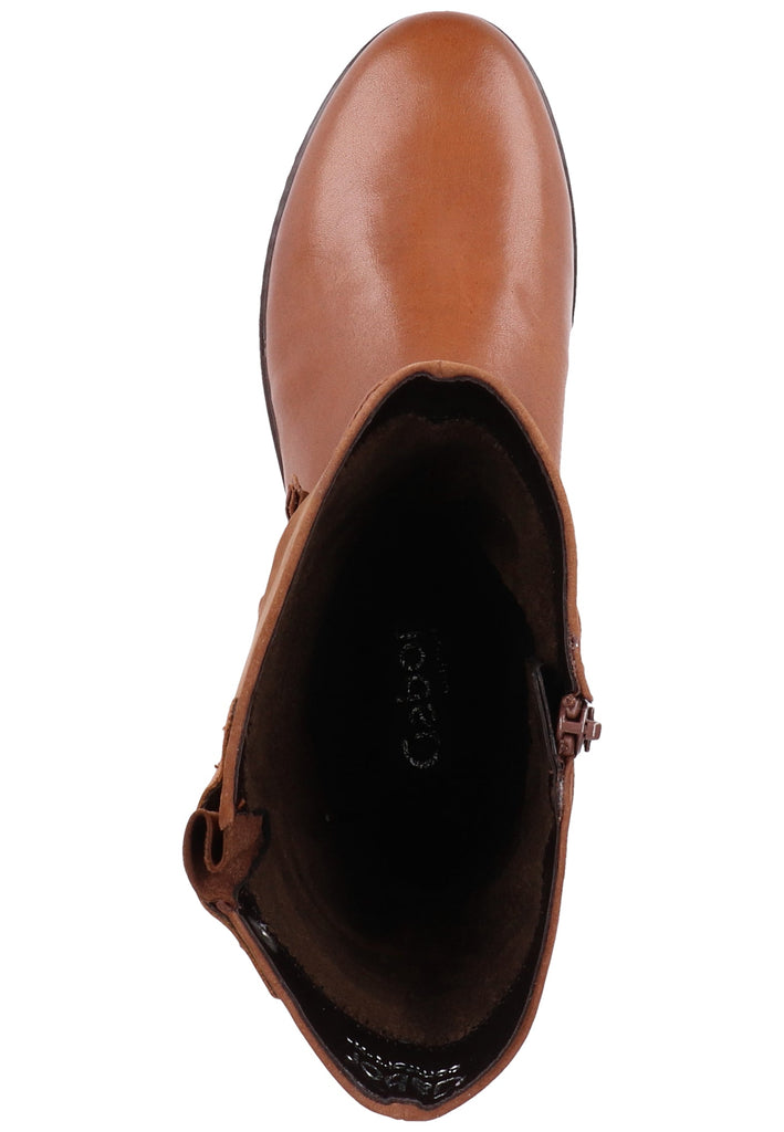 Gabor Stiefel Nubukleder Cognac - surf4shoes