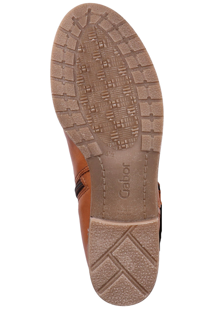 Gabor Stiefel Nubukleder Cognac - surf4shoes