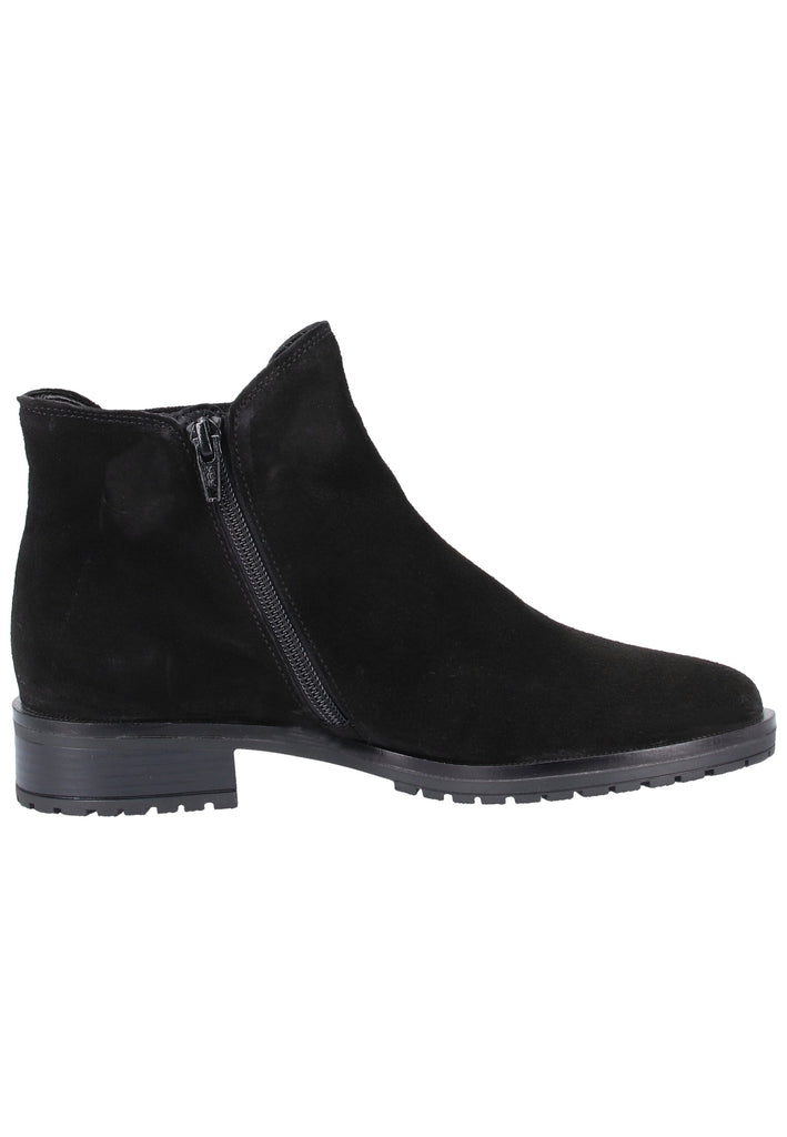 Gabor Stiefelette Leder Schwarz - surf4shoes